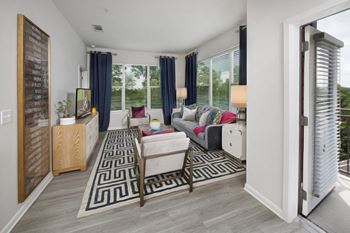City view vinings apartments  separate living area and balcony